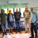 Fr.v Håkan Hanning, Lars-Olov ”Lollo” Hanning, Ensio Kolari, Peter Sandstöm, Nils Grandin